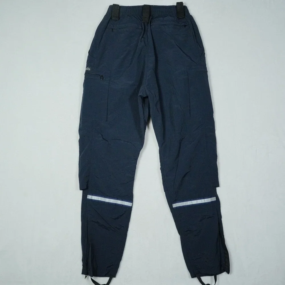 Mocean Tactical Cargo Pants Navy Blue Reflective Zipper Hem Mens Large USA 2020